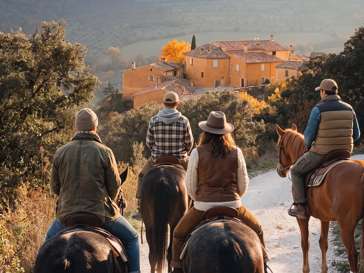 Balade à cheval dans la Drôme, autour de Saulce-sur-Rhône